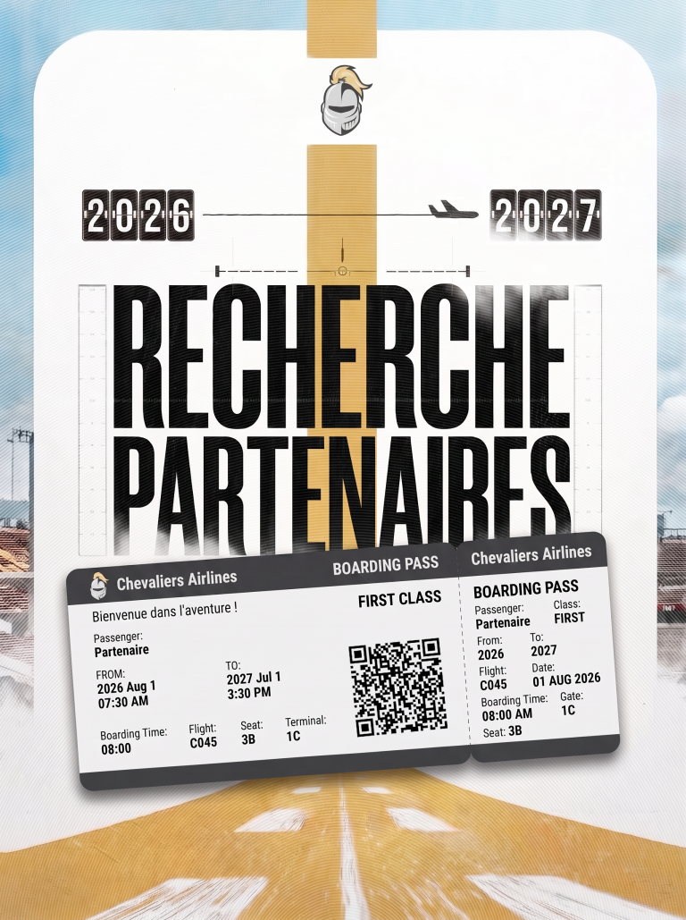 11 000 km pour briller : Devenez partenaire des Chevaliers d&rsquo;Orléans !